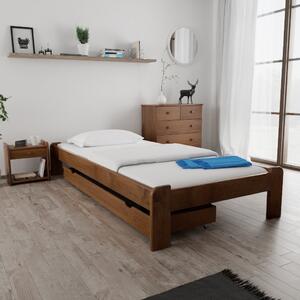 Łóżko ADA 90 x 200 cm, dąb Stelaż: Ze stelażem listwowym elastycznym, Materac: Bez materaca