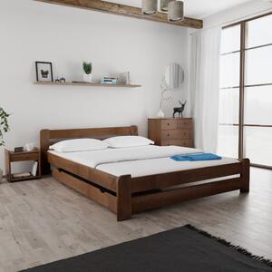 Łóżko Laura 160 x 200 cm, dąb Stelaż: Ze stelażem listwowym elastycznym, Materac: Bez materaca