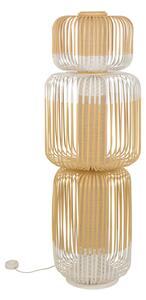 Lampa Podłogowa Forestier, Bamboo, biały, salon, bambus, design