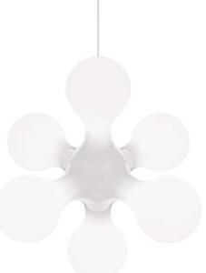 Lampa Wisząca kdln, ATOMIUM, ściemnialny, biały, salon, metal, design