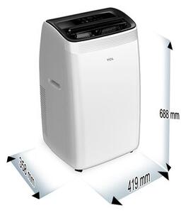 Klimatyzator przenośny TCL TAC-12CHPB MZW Osuszanie Timer Wi-Fi Wyświetlacz Biały