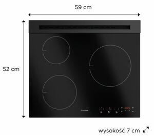 Płyta gazowa DYNAXO DynaCook X3 Classic gaz ziemny G20 2E