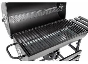 Grill ogrodowy węglowy ACTIVA 11260 Zamykany, beczka, żeliwny ruszt, popielnik, termometr