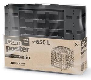 Kompostownik PROSPERPLAST Compogreen Vario IKST650C 650L Czarny