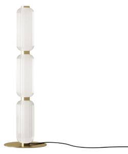 Lampa Podłogowa Aromas del Campo, Elma, ściemnialny, złoty | mosiężny, salon, szkło, design