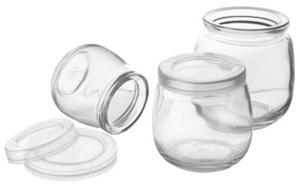 Słoik na jogurt i desery 300 ml 12 szt