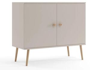 Komoda LEBEL z drzwiczkami 100cm kaszmirowa