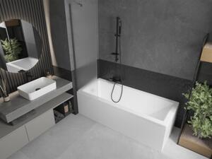 Mexen Next parawan nawannowy 1-skrzydłowy 50 x 150 cm, szron, gun metal - 895-050-000-00-30-95
