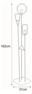 Geometryczna lampa podłogowa loftowa - S574-Fosta