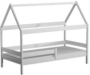Białe drewniane łóżko dziecięce typu domek - Petit 3X 160x80 cm