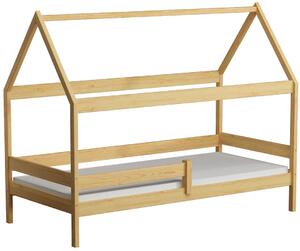 Dziecięce łóżko przypominające domek, sosna - Petit 3X 180x90 cm