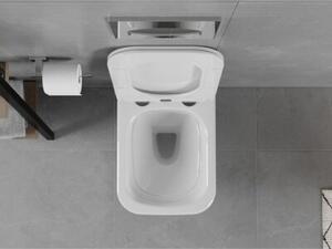 Mexen Elis miska wc Rimless z deską wolnoopadającą slim, duroplast, biała połysk - 30910600