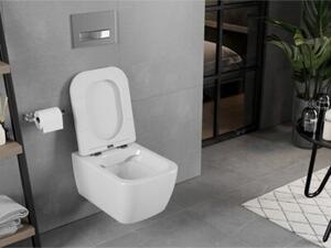 Mexen Elis miska wc Rimless z deską wolnoopadającą slim, duroplast, biała połysk - 30910600