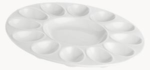 Talerz na jajka z porcelany Convivio