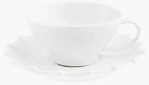Komplet filiżanek ze spodkiem z porcelany Romeo, 2 elem