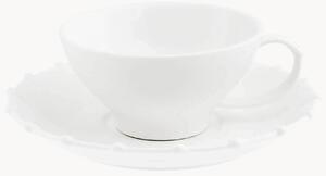 Komplet filiżanek ze spodkiem z porcelany Romeo, 2 elem