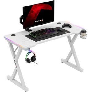 Biurko gamingowe HUZARO Hero 2.3 RGB Biały