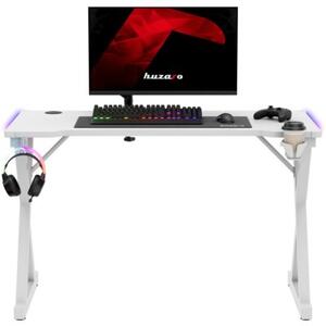 Biurko gamingowe HUZARO Hero 2.3 RGB Biały