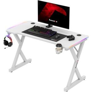 Biurko gamingowe HUZARO Hero 2.3 RGB Biały