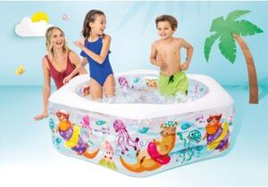 Dmuchany basen Wesoła Wydra INTEX 56493 wielokolorowy