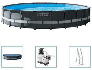 INTEX Okrągły basen stelażowy z akcesoriami Ultra XTR, 610x122 cm