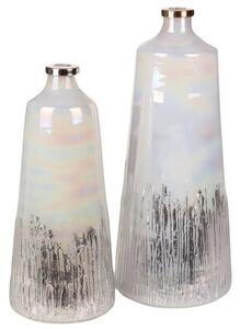 Wazon EUROFIRANY Aden 15 x 36 cm Kremowy