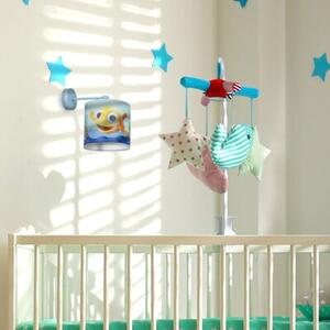 Kinkiet niebieski MINIMINI 1xE27x40W wym:23x15x21cm IP20 Milagro