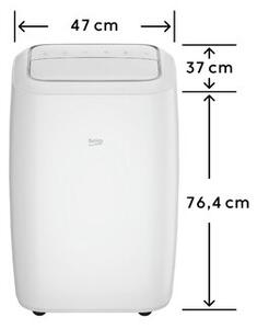 Klimatyzator przenośny BEKO 3,8 KW BP113H Wi-Fi Timer Tryb Nocny Osuszanie Biały