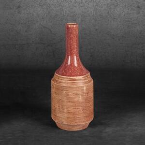 Wazon EUROFIRANY Elda 05 402753 12 x 29 cm Czerwony