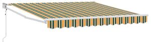 Markiza Wielokolorowe 350 x 250 cm Poliester i Metal