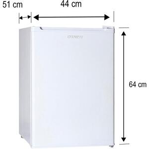 Lodówka HYUNDAI RSD064WW8E 64cm Biała
