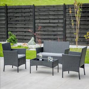 Zestaw mebli ogrodowych PATIO Edwige 47209 Czarny