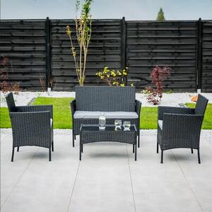 Zestaw mebli ogrodowych PATIO Edwige 47209 Czarny