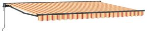 Rama markizy Wielokolorowe 450 × 300 cm Poliester z powłoką PU