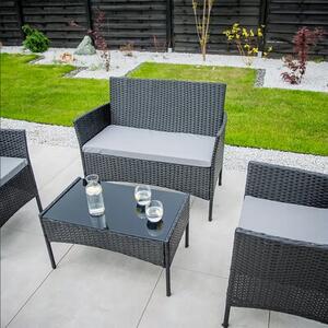 Zestaw mebli ogrodowych PATIO Edwige 47209 Czarny