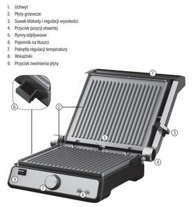 Grill elektryczny GÖTZE & JENSEN GL601X