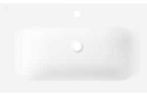 Mexen Vela umywalka wpuszczana w blat 81 x 46,5 cm, biała mat - 25238001