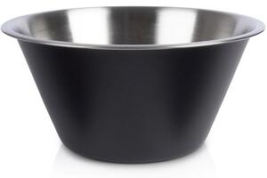 Miska kuchenna stalowa czarna 22 cm, 2 l