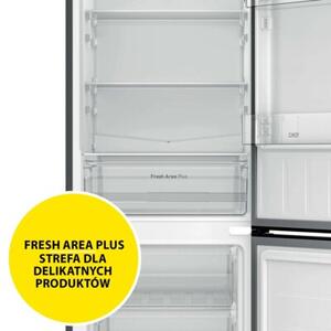 Lodówka CANDY CCG3L517EB 176cm Czarna Low Frost szerokość 55cm