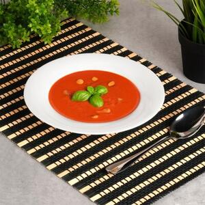 Talerze obiadowe głębokie szklane białe 21,5 cm, 400 ml 6 szt