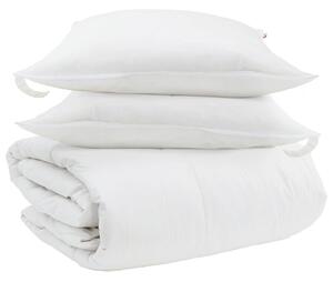 Zestaw kołder z poduszką 3 pcs Biały Pióra down