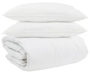 Zestaw kołder z poduszką 3 pcs Biały Pióra down