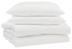 Letni Kołdra z poduszką 3 pcs Biały Mikrofibra