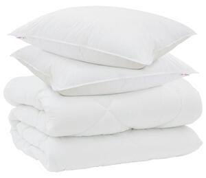 Zimowa Kołdra z poduszką 3 pcs Biały Mikrofibra