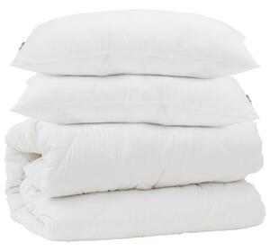 Kołdra z poduszką 3 pcs Biały Mikrofibra