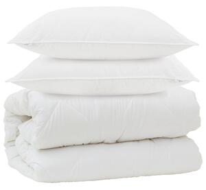 Duvet z poduszkami z poduszką 3 pcs Biały Mikrofibra