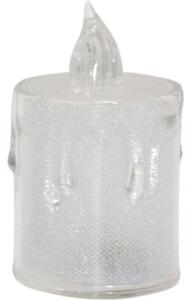 Świeca dekoracyjna KOOPMAN 7622103 LED Biały-transparentny (3 sztuki)