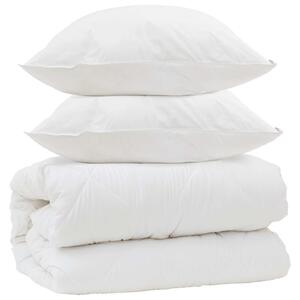 Duvet z poduszkami z poduszką 3 pcs Biały Mikrofibra