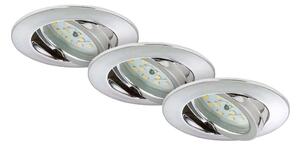 Briloner Briloner 7209-038 - ZESTAW 3x LED Łazienkowa oprawa wpuszczana LED/5W/230V IP23 BL1727