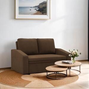 Sofa z funkcjÄ spania, BLOM, Mikrofaza, 148x87x90 cm, brÄ zowy | TYLETEGOTU